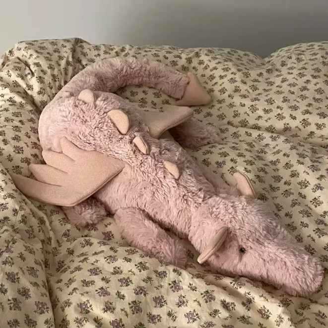 XUYUAN Drachen-Deko-Ornament in Lila, weiches Tischdekor für dein Wohnzimmer - Bild 3
