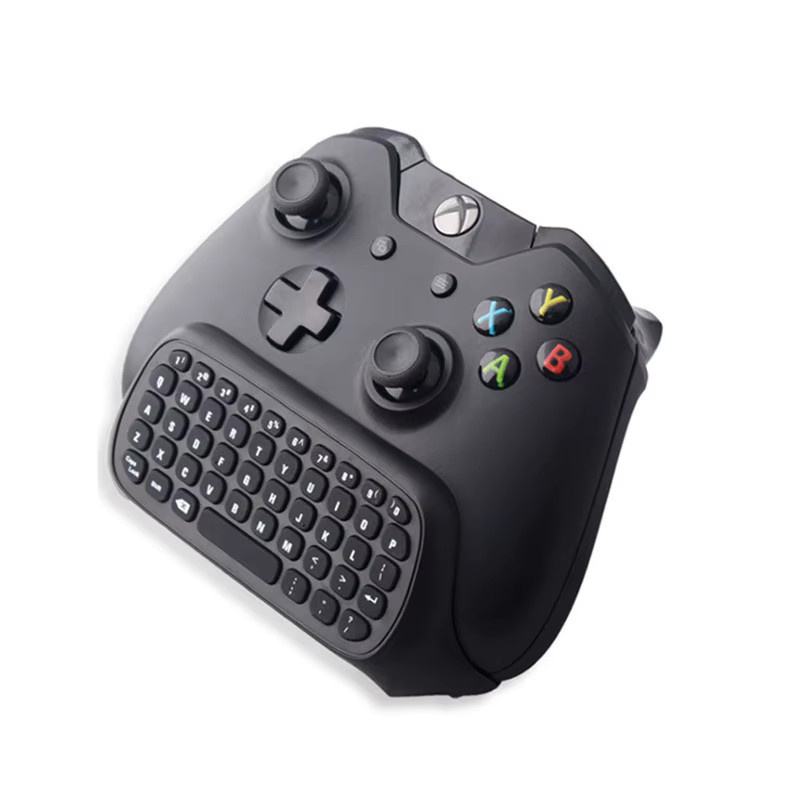 KOMIER 2,4G Wireless Tastatur mit Empfänger und Chatpad für Xbox Serie X/S und Xbox One S/X in Schwarz - Bild 2