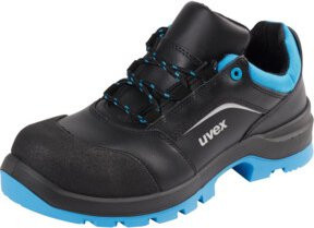 Uvex 2 Xenova Sicherheitsschuhe S3 Halbschuh aus Leder in Schwarz/Blau, Größe 50 - Bild 1