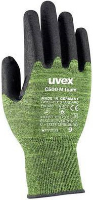 Uvex Schutzhandschuhe Anthrazit Grün Schwarz EN 388 - Bild 1