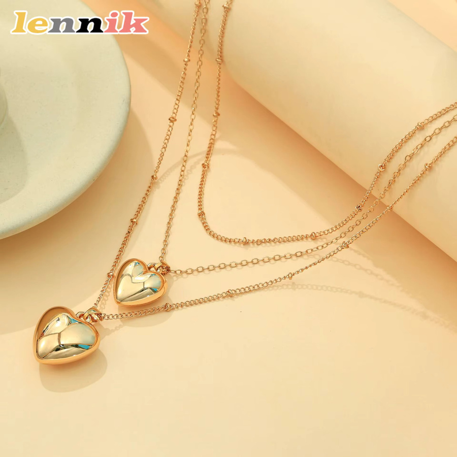 LENNIK Schmuckset, Gold, Halskette, Ohrringe, Armband - Bild 2