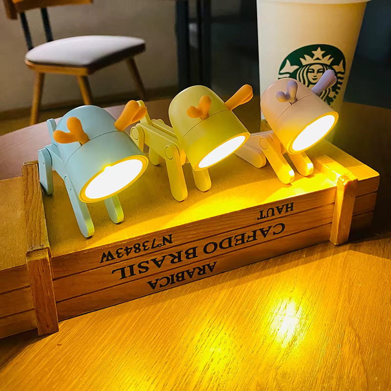 IEEYEEY LED Mini Nachtlicht Cartoon Polizei Schreibtischlampe als Kinder Desktop Ornament - Bild 3
