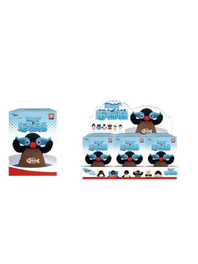 Youmai Pingu Hide & Seek Plüsch-Sammelfigur, Anhänger-Charm, Einzelfigur - Bild 6