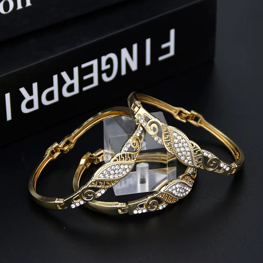 Sunspicems Armband, Gold Farbe, Kristall, Damen - Bild 3