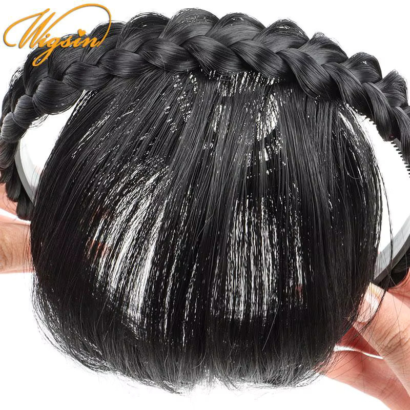 Clip-in-Haarverlängerung Air Bangs, synthetisch, Damen - Bild 5