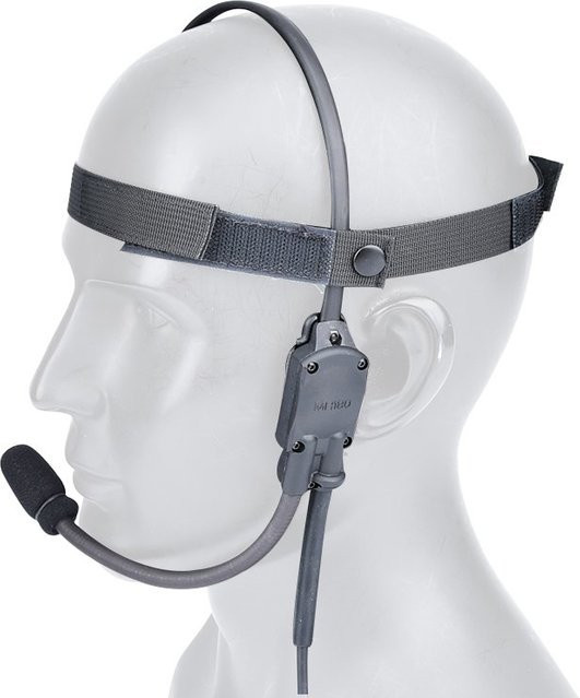 WADSN MH180-V Taktisches Knochenleitung-Headset für militärische Kommunikation in Schwarz mit 3,5 mm Klinkenanschluss - Bild 1