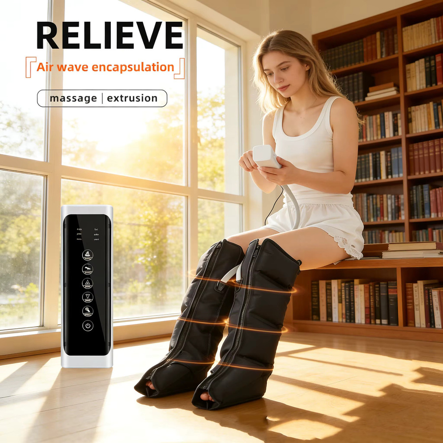 MagCellapy Beinmassagegerät mit 4 Luftkissen-Kompressionsfunktionen - Bild 2