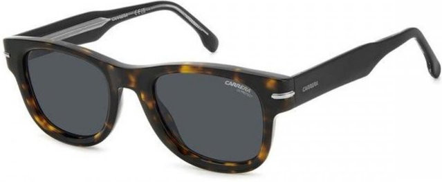 Carrera 330 S Sonnenbrille, Herren, Vollrand, Square, Acetate, Dark Tortoise, Grey - Bild 1