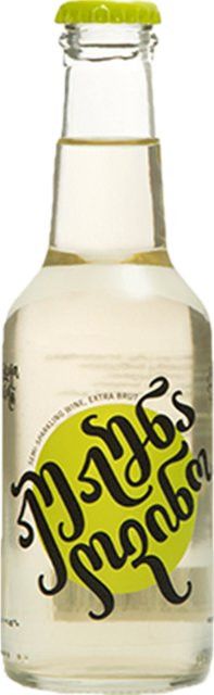 JuJuna Semi Sparkling Wine, Kakheti, trocken, 0,25 l - Bild 1