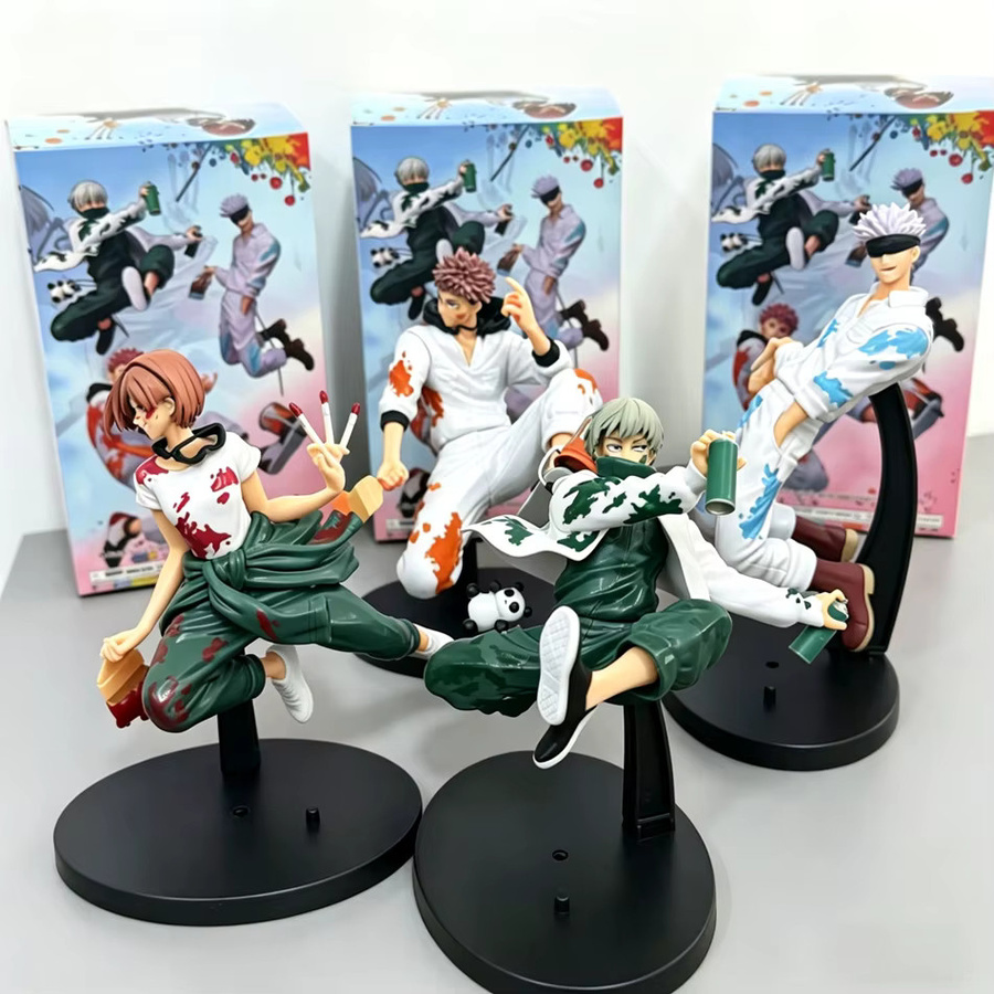 SEGA Jujutsu Kaisen Inumaki Toge Fushiguro Megumi Kugisaki Nobara Panda, Actionfiguren, PVC - Bild 6