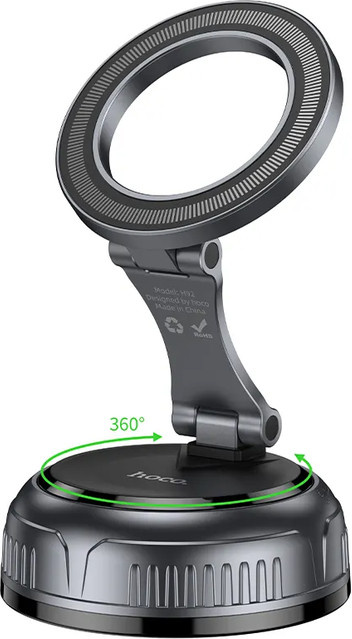 Magnetische Universal-Autohalterung HOCO H92 in Grau - Bild 1