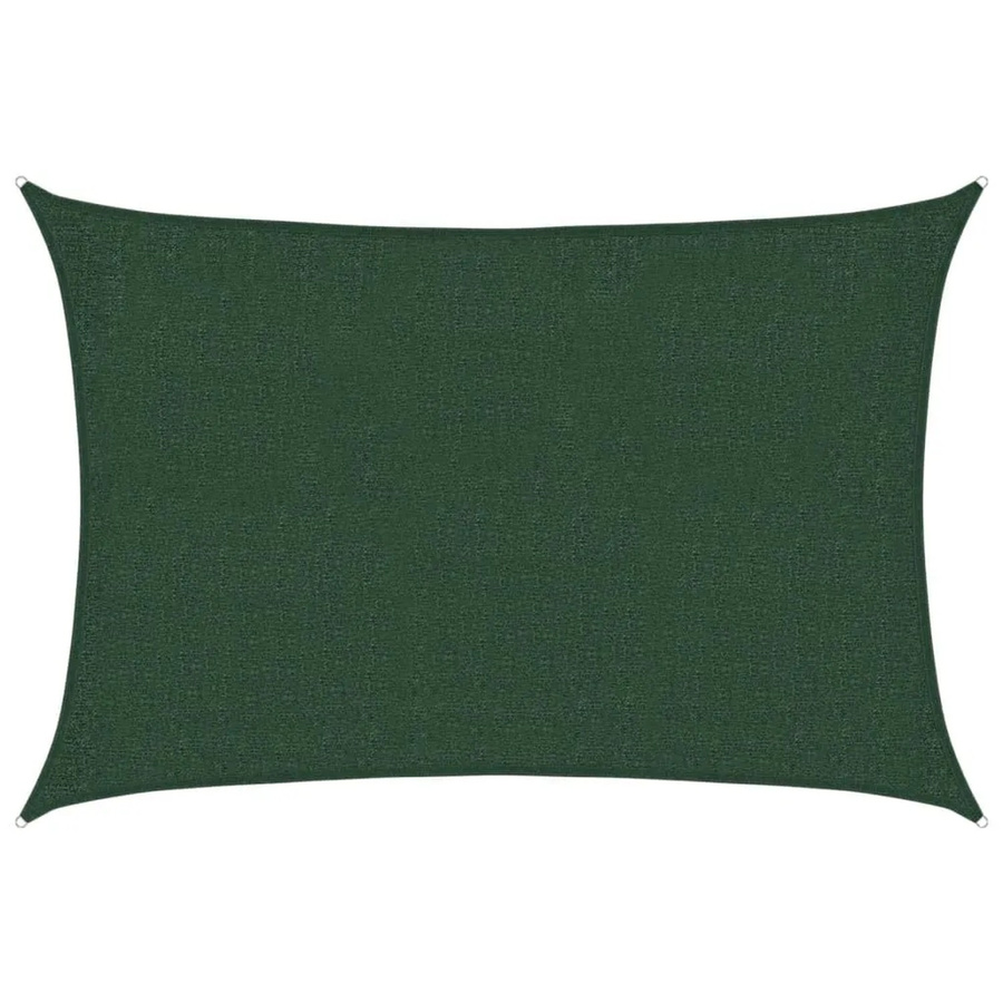 Furnicato Sonnensegel aus HDPE in Dunkelgrün, Rechteckig, B x T: 250 x 250 cm - Bild 2
