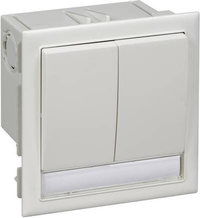 Schneider Electric Einbaudose Wechselschalter in Weiß - Bild 1