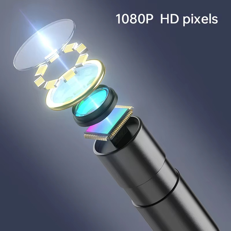 LAFOCH Industrie-Endoskop mit 4,3 IPS-Bildschirm, HD1080P LED-Kamera, IP67 wasserdicht, Schwarz - Bild 3