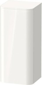 Duravit Halbhochschrank Happy D.2 Plus in Weiß Hochglanz mit Glastüren, B/T/H: 40 x 36 x 88 cm - Bild 1