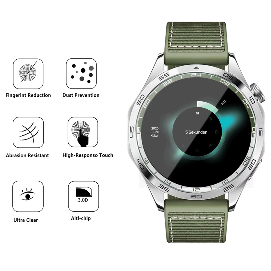 OAKCHARM Glas für Huawei GT5 Pro GT4, transparent, Unisex - Bild 3