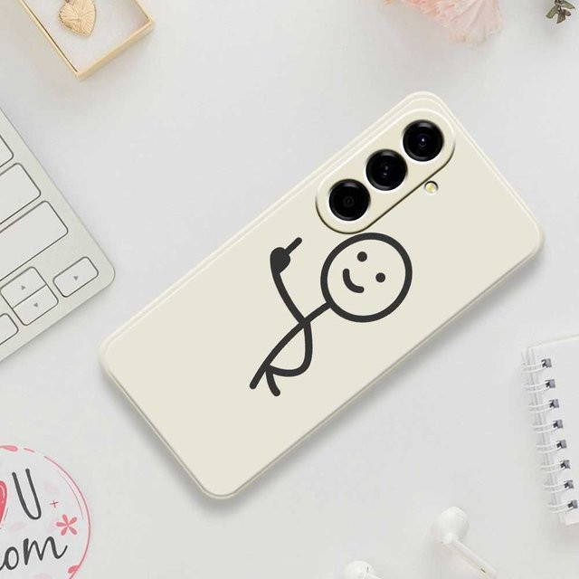 Stoßfeste Samsung Galaxy Handyhülle im Cartoon-Design für verschiedene Modelle wie A56, A36, A55, A35 und weitere - Bild 1