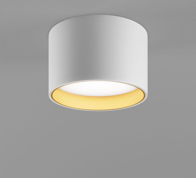 DLS Lighting Ringo LED-Deckenleuchte in Weiß und Gold, dimmbar, warmweiß 3000K - Bild 1