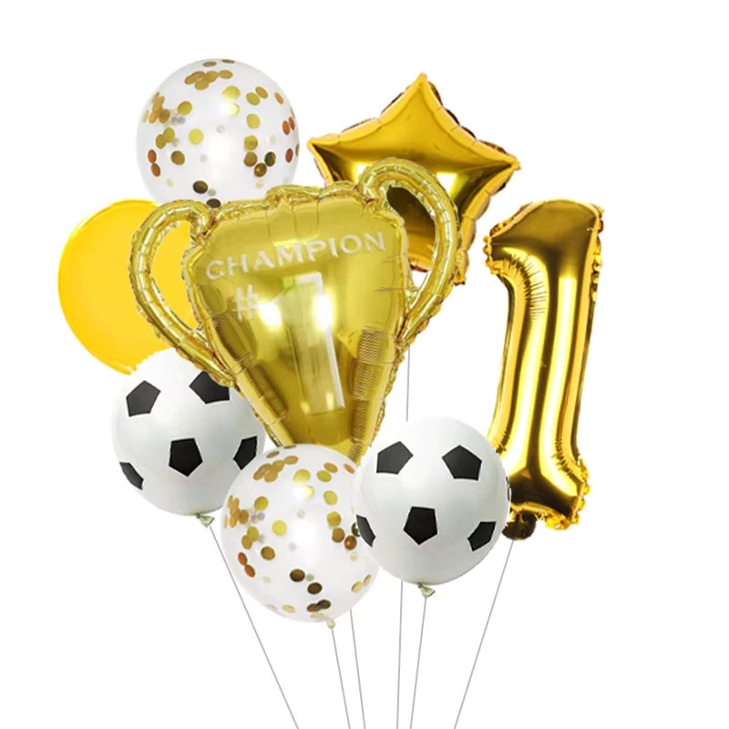 Potdemiel Fußball-Ballons, Fußball-Thema, Aufblasbare Luftballons - Bild 2