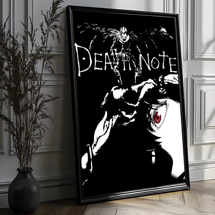Beast Kingdom Anime Death Note Poster HD-Kunst, selbstklebende Wanddekoration in Weiß, Rechteckig - Bild 2