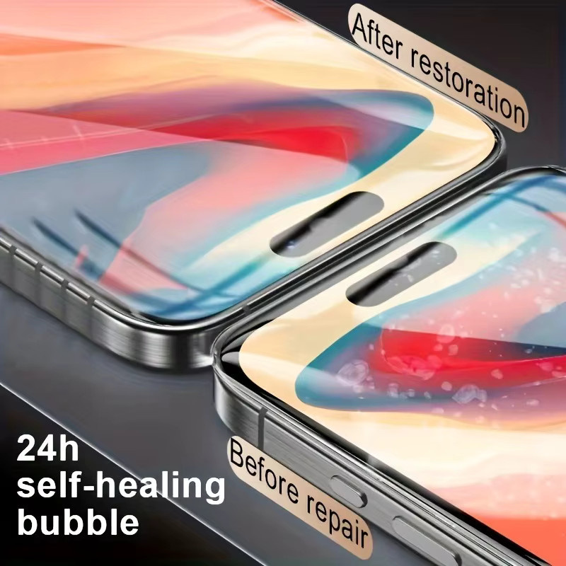 4er-Pack HD Anti-Spy Hydrogel Displayschutzfolie für Apple iPhone 17 16 15 14 13 12 11 Pro Max Air XR XS Max in Transparent - Bild 5