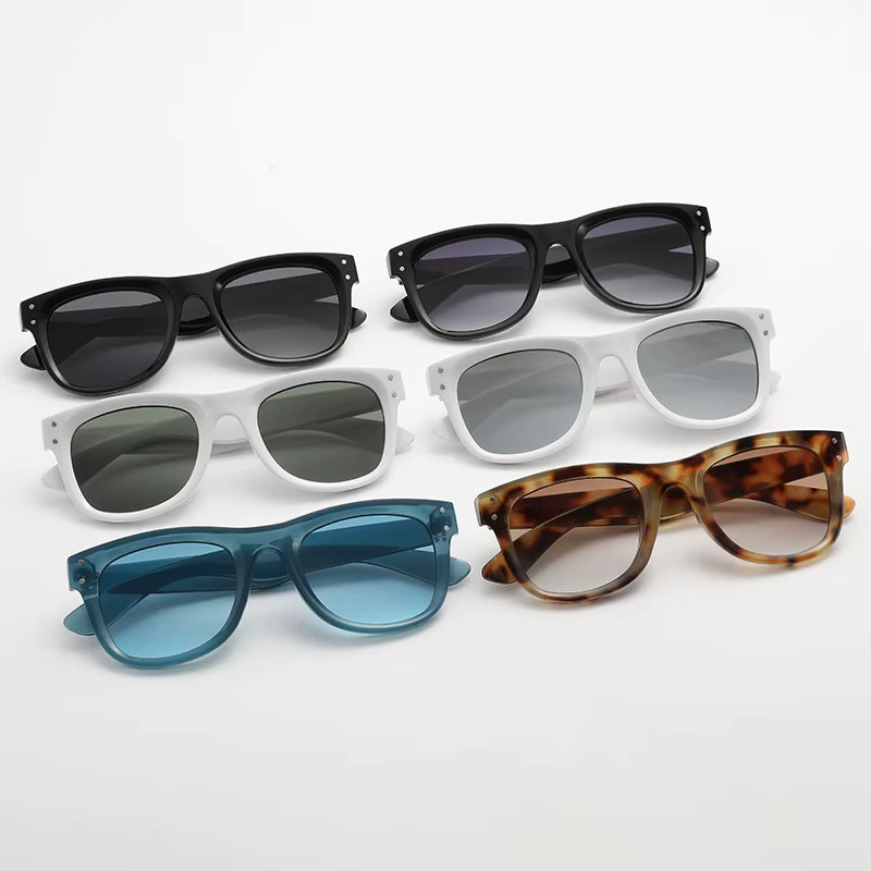 Julyrays Sonnenbrille, quadratisch, Vollrand, Kunststoff, schwarz, Damen - Bild 2