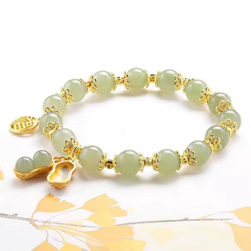 Velishy Perlenarmband, Damen, Gold - Bild 3