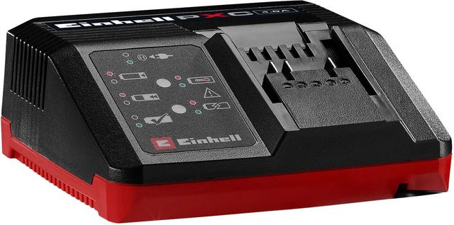 Einhell Power X-Change PXC-Ladegerät Power X-Fastcharger 4A in Schwarz-Rot - Bild 1