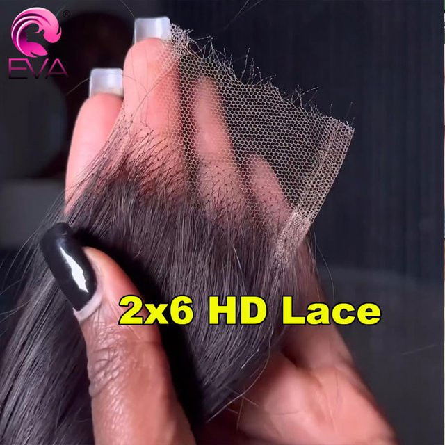 Eva Hair Lace Closure Body Wave, 2x6, 100% Echthaar - Bild 1