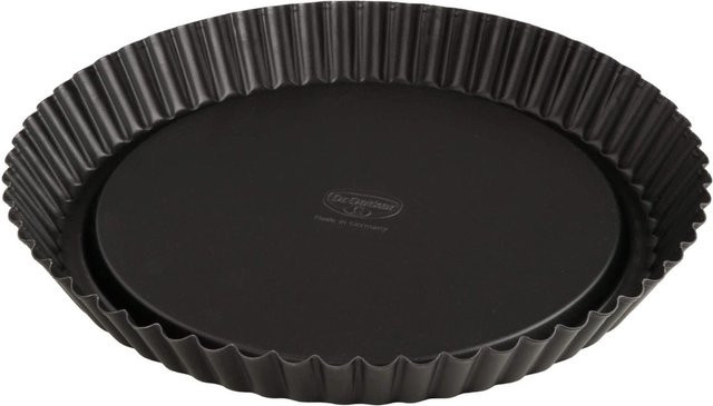 Dr. Oetker Back-Freude Classic Obstkuchenform rund, Schwarz, Durchmesser: 28 cm, Antihaftbeschichtung - Bild 1