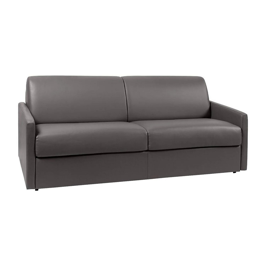 Vente-unique Schlafsofa Calife Grau mit 190 cm Breite - Bild 2