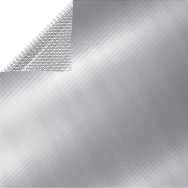vidaXL Solarfolie Poolabdeckung Silbern B: 975 cm, T: 488 cm, H: 270 cm - Bild 1
