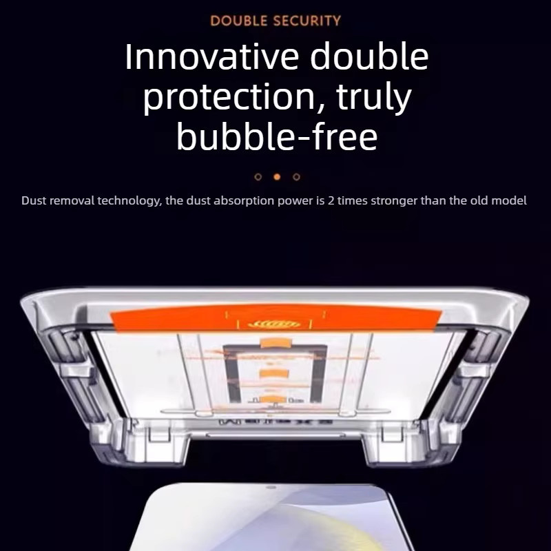 3-teiliges staubfreies Installations-Set für Honor 600 Lite 500 400 Pro Ultra-HD-Displayschutzfolie transparent - Bild 5