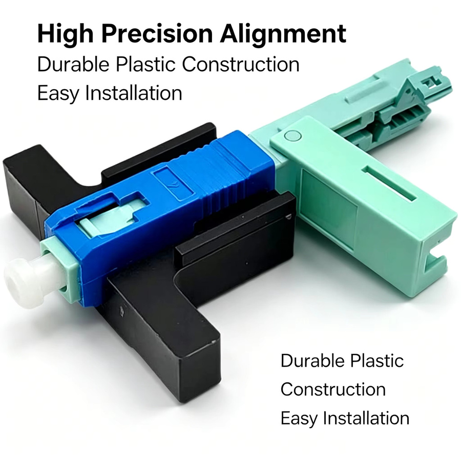sevenlayer SC UPC APC Glasfaser-Kaltverbinder Singlemode für 3,0mm und 2,0mm Kabel zur Schnellmontage FTTH - Bild 1