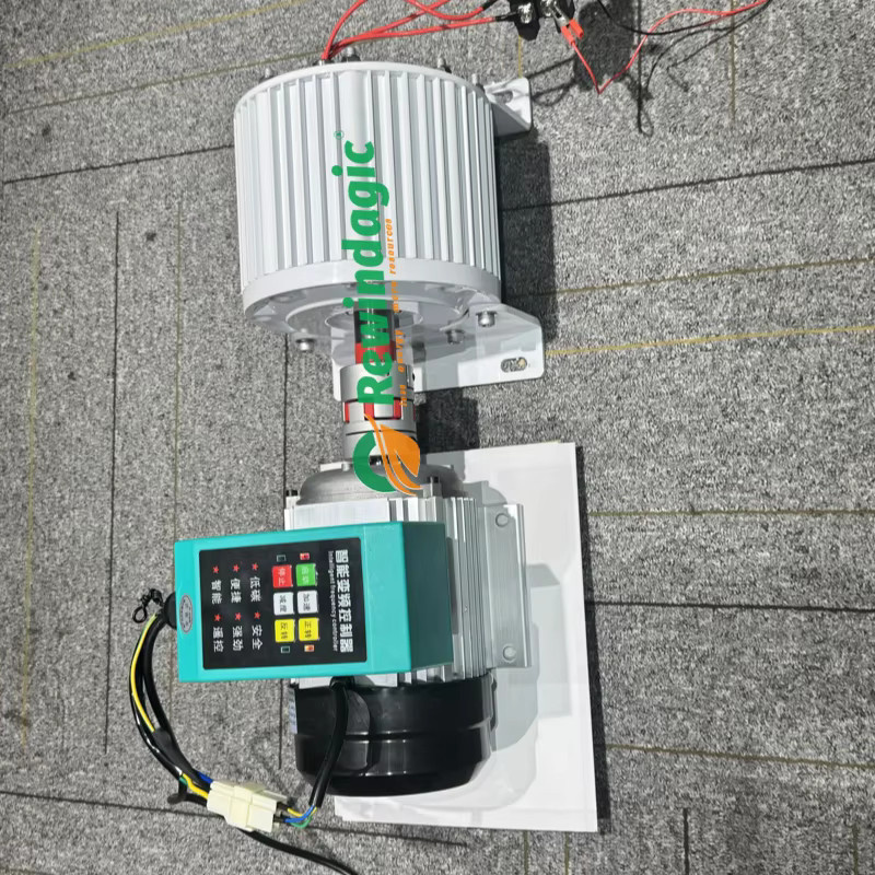 Rewindagic AC Permanentmagnet-Generatorsatz mit 220 V Motor und 7-Gang-Einstellung für 10 kW bis 50 kW Stromsysteme - Bild 5