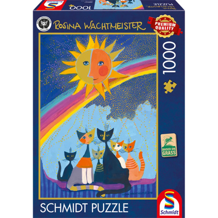 Schmidt Spiele Puzzle Im Goldregen von Rosina Wachtmeister, Bunt / Mehrfarbig, 1000 Teile
