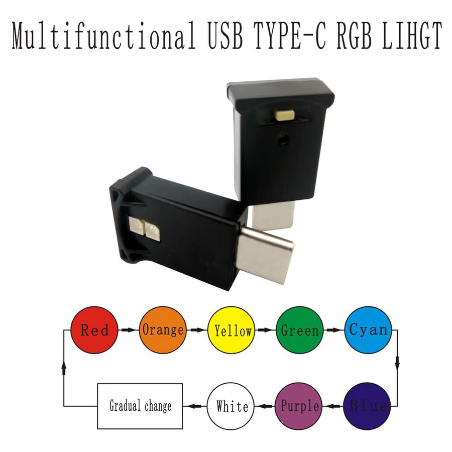 RGB LED-Umgebungslicht Typ C für das Auto mit 8 Farben, dynamischem Farbverlauf und dimmbarer Helligkeit in Schwarz - Bild 3