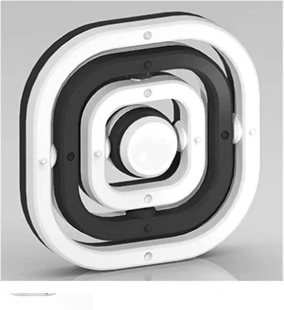XDR 3D Flip Fidget Spinner, Unendlichkeit Flip Kreisel, white - Bild 1