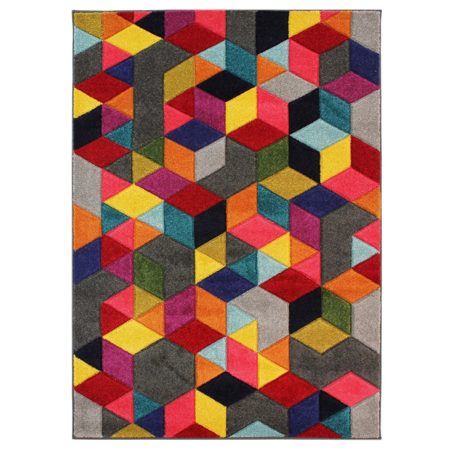 Flair Rugs Kinderteppich Dynamic Mehrfarbig Geometrisch Handgetuftcht B: 200 cm, T: 290 cm - Bild 2