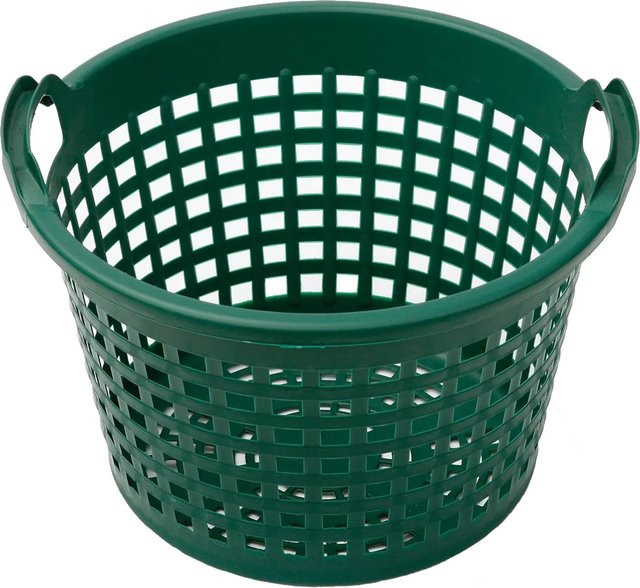 Floraworld Gartenkorb Classic Rund in Grün, Durchmesser 22 cm - Bild 1