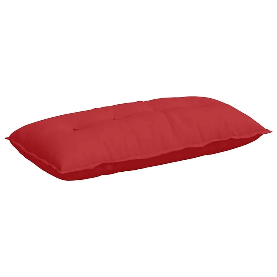 vidaXL Rückenkissen Rot mit abnehmbarem Bezug aus Polyester, B/H/T: 100 x 50 x 19 cm - Bild 2