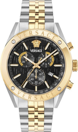 Versace Herrenuhr Athletics Chronograph, 44mm, 5ATM