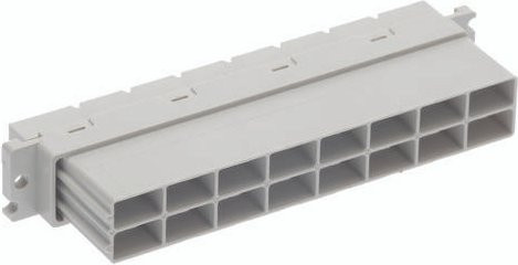 Harting Federleiste 09062162411 aus Messing in Grau - Bild 1