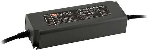 MEAN WELL MW LED-Treiber Konstantspannung und Konstantstrom, 180W, 15A, dimmbar, Schwarz - Bild 1