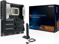 Asus PRO WS TRX50-SAGE WIFI A Mainboard mit AMD sTR5 Sockel, DDR5, WiFi 7 und Bluetooth in Schwarz/Grau - Bild 1