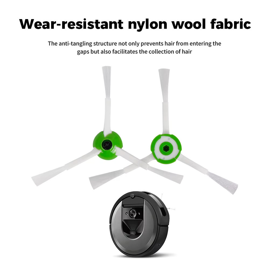Ersatzteil-Set für iRobot Roomba i3, i4, i6, i7, i8, E5, E6, E7 Saugroboter mit Hauptbürste, Seitenbürste und HEPA-Filter - Bild 3