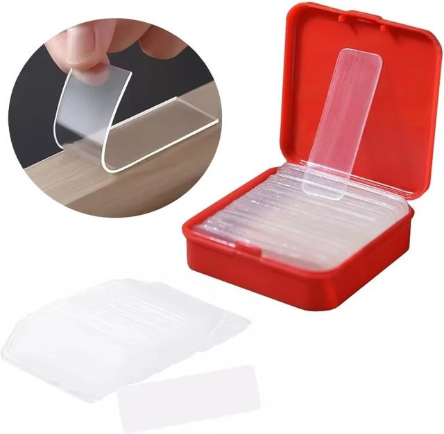Wiederverwendbares doppelseitiges Nano-Klebeband aus transparentem PVC, wasserdichtes Klebeband für den Heimbedarf - Bild 1
