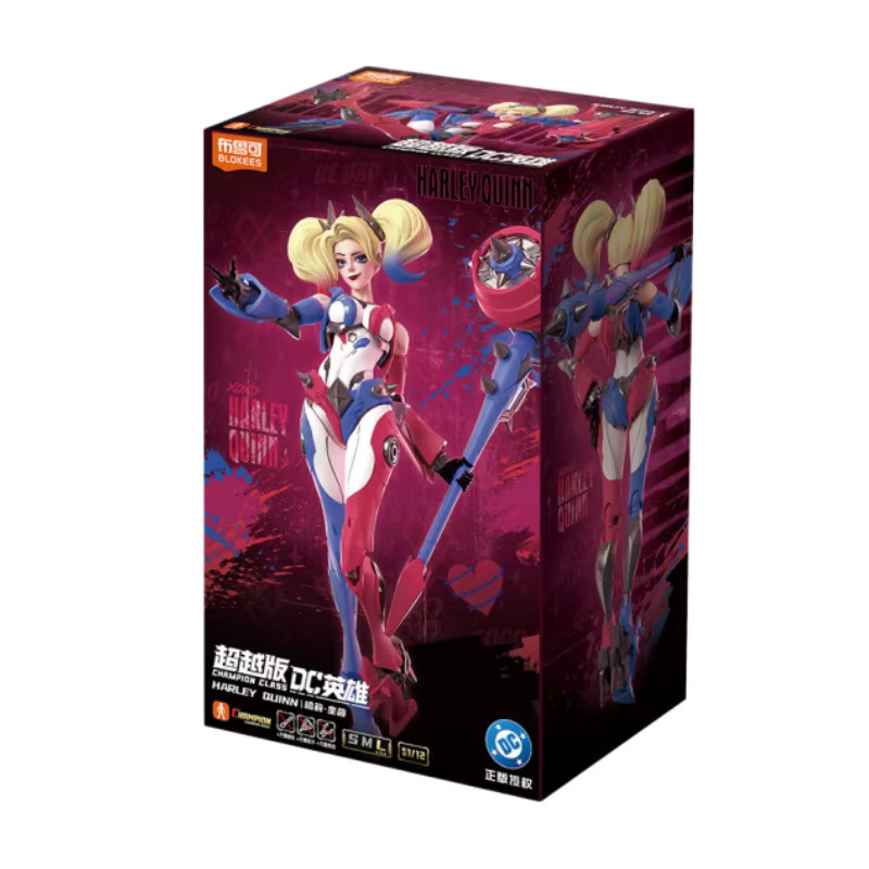BLOKEES Marvel Beyond DC Champion Class 04, Harley Quinn Nightwing, Actionfiguren, bewegliche Modellornamente - Bild 4