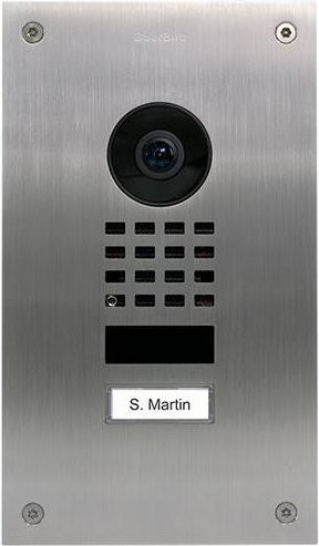 DoorBird D1101UV Upgrade IP-Video-Türsprechanlage LAN Außeneinheit aus Edelstahl V2A in Silber (gebürstet) - Bild 1