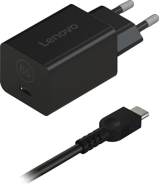 Lenovo USB-C GaN Nano AC Adapter 65W Schwarz - Bild 1
